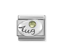 Nomination CLASSIC Composable Bracelet August Peridot Birthstone Silver Shine 030000 & 330505 08