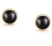 Nomination Black Agate Gold Earrings