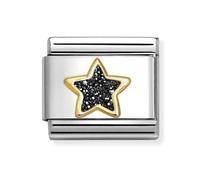 Nomination CLASSIC Black Glitter Star Charm 030220/20