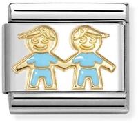 Nomination Blue Brothers Charm