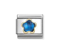 Nomination Blue Crystal Flower Charm