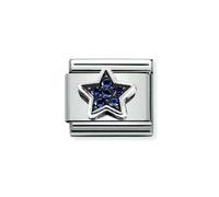 Nomination Blue CZ Star Silver Shine Charm