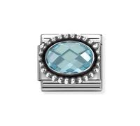 Nomination Blue Faceted Stone Charm
