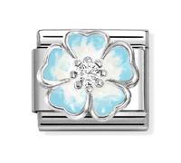 Nomination Blue Flower Charm