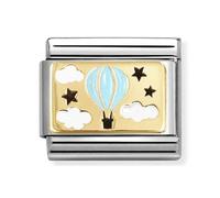 Nomination Hot Air Balloon Blue Charm