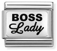 Nomination Boss Lady Charm - Stainless Steel