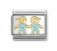 Nomination Brothers Yellow Gold Charm