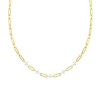 Nomination Chainofstyle CZ Gold Tone Stainless Steel Necklace 46cm