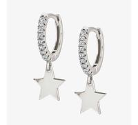 Nomination Chic & Charm Sterling Silver Star CZ Hoop Earrings