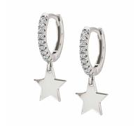 Nomination Chic & Charm Sterling Silver Star CZ Hoop Earrings
