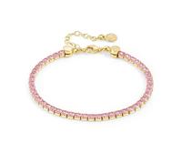 Nomination Chic Pink + Gold Crystal Joyful Bracelet - 16cm