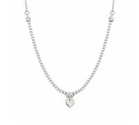 Nomination Chic Silver Crystal Heart Necklace - 42cm