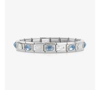 Nomination CLASSIC Blue Faceted and Silver Symbol Bracelet 339013/20