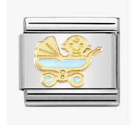 Nomination CLASSIC Composable Blue Enamel Pram Charm 030272/61