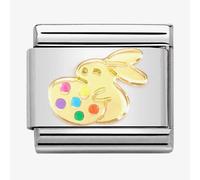 Nomination CLASSIC Composable Gold Easter Rabbit with Egg Charm 030272/76