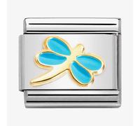 Nomination CLASSIC Composable Gold Turquoise Enamel Dragonfly Charm 030285/58