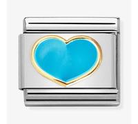 Nomination CLASSIC Composable Gold Turquoise Enamel Heart Charm 030283/25