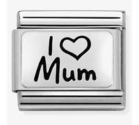 Nomination CLASSIC Composable Limited Edition Silver I Heart Mum Charm 330111/01
