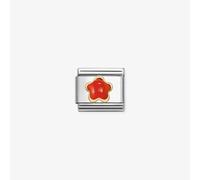Nomination Classic Composable Link Red Coral Flower Charm 030522/11