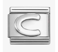 Nomination CLASSIC Composable Oxidised Silver Letter C Charm 330113/03