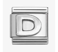 Nomination CLASSIC Composable Oxidised Silver Letter D Charm 330113/04