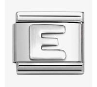Nomination CLASSIC Composable Oxidised Silver Letter E Charm 330113/05
