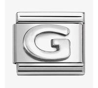 Nomination CLASSIC Composable Oxidised Silver Letter G Charm 330113/07