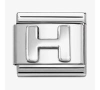 Nomination CLASSIC Composable Oxidised Silver Letter H Charm 330113/08