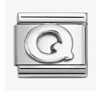 Nomination Plain Q Initial Silver Shine Charm