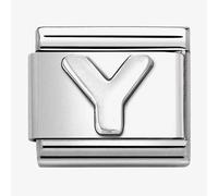 Nomination Plain Y Initial Silver Shine Charm