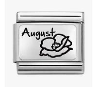 Nomination CLASSIC Composable Plates August Flower Charm 330112/20