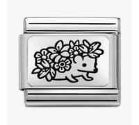 Nomination CLASSIC Composable Plates Hedgehog with Flowers Charm 330111/29
