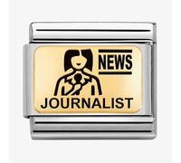 Nomination CLASSIC Composable Plates Journalist Charm 030166/06