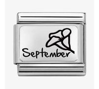 Nomination CLASSIC Composable Plates September Flower Charm 330112/21
