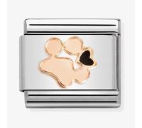 Nomination CLASSIC Composable Rose Gold Dog Paw Print with Heart Charm 430202/18