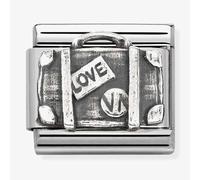 Nomination Oxidised Suitcase Charm