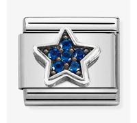 Nomination Blue CZ Star Silver Shine Charm