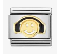 Nomination CLASSIC Composable Symbols Smile With Headphones Charm 030272/56