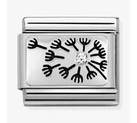 Nomination CLASSIC Composable Silver Cubic Zirconia Dandelion Bracelet 030000 + 330314/07