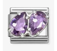 Nomination Classic Double Purple Teardrop Charm 330329/14