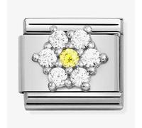 Nomination Charm CLASSIC Flower Crystal 330322/01 Silver