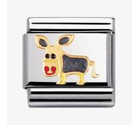 Nomination CLASSIC Gold Animals of Earth Donkey Charm 030212/03