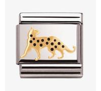 Nomination CLASSIC Gold Animals of Earth Leopard Charm 030248/16