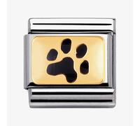 Nomination CLASSIC Gold Animals of the Earth Paw Print Charm 030284/47