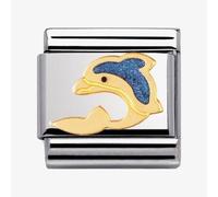 Nomination CLASSIC Gold Animals of the Sea Dolphin Charm 030213/01