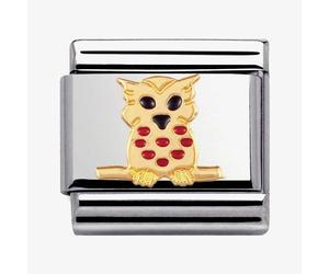 Nomination CLASSIC Gold Animals Owl Charm 030211/10