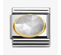 Nomination CLASSIC Gold Cashmere Faceted Grey Jade Charm 030515/01