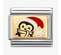 Nomination Penguin Red Hat Charm