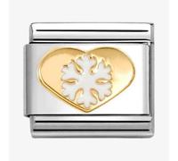 Nomination Heart With Snowflake Charm