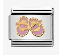 Nomination CLASSIC Gold Daily Life Pink Baby Shoes Charm 030242/37